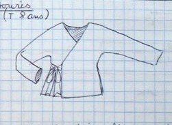 Tricot écharpe fillette - Pop Couture