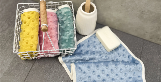 Lingettes réutilisables pour la toilette