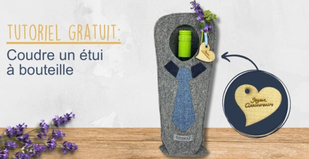 Etui déco pour bouteille