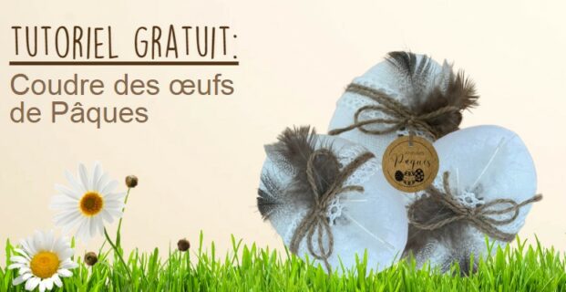 Œufs de Pâques décoratifs en tissu